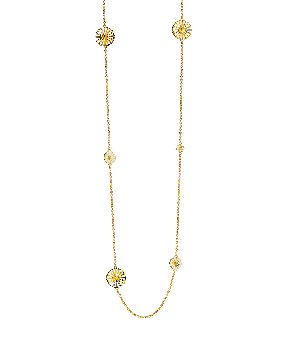 Marguerit collier med 1x7,5mm, 2x11mm Og 3x18mm
