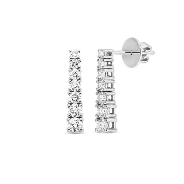 Nuran Empire Øreringe 2x0,5 ct - Hvidguld