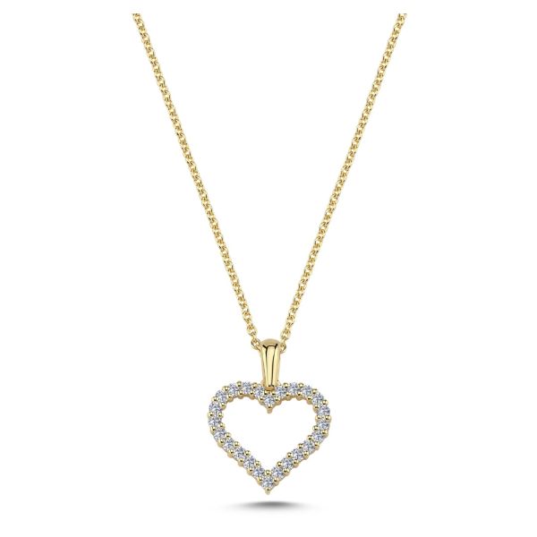 Nuran Lille Hjerte Vedhæng - Guld