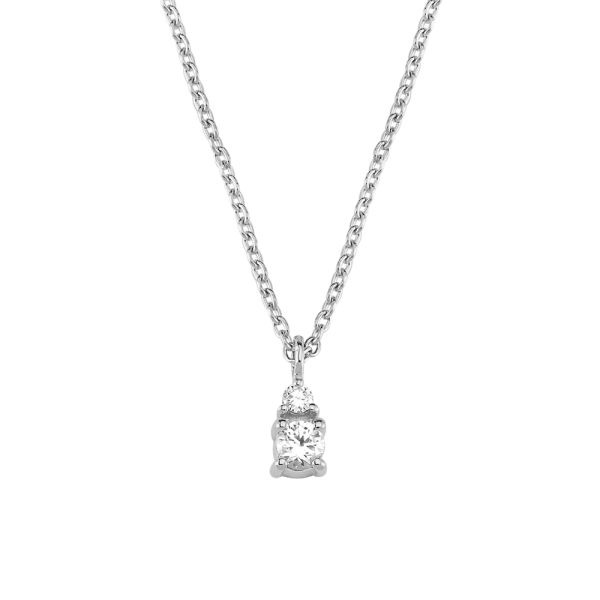 Nuran Petit Vedhæng 0,125 ct - Hvidguld