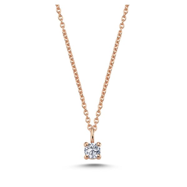 Nuran The One Vedhæng 0,18 ct - Rosaguld