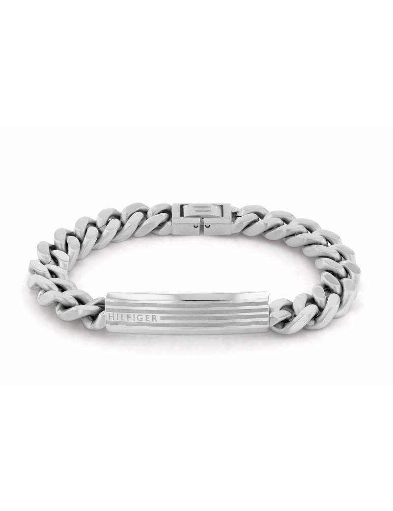 Tommy Hilfiger Id Bracelet - Sølv