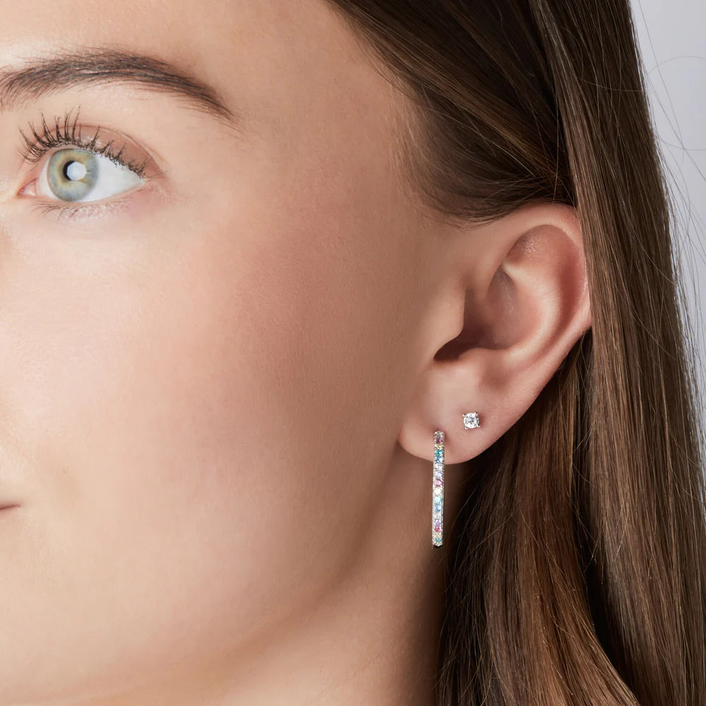 Sif Jakobs Jewellery Øreringe Princess Round Farvet 18 kt. forgyldt - Gul