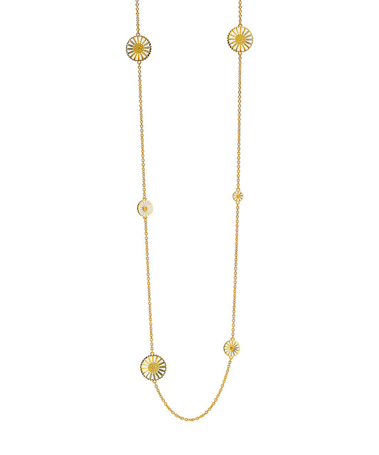 Marguerit collier med 1x7,5mm, 2x11mm Og 3x18mm