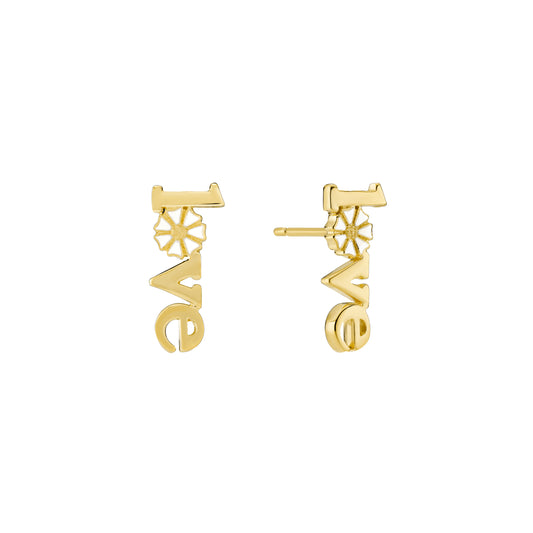 Marguerit ørestik 5 mm Love