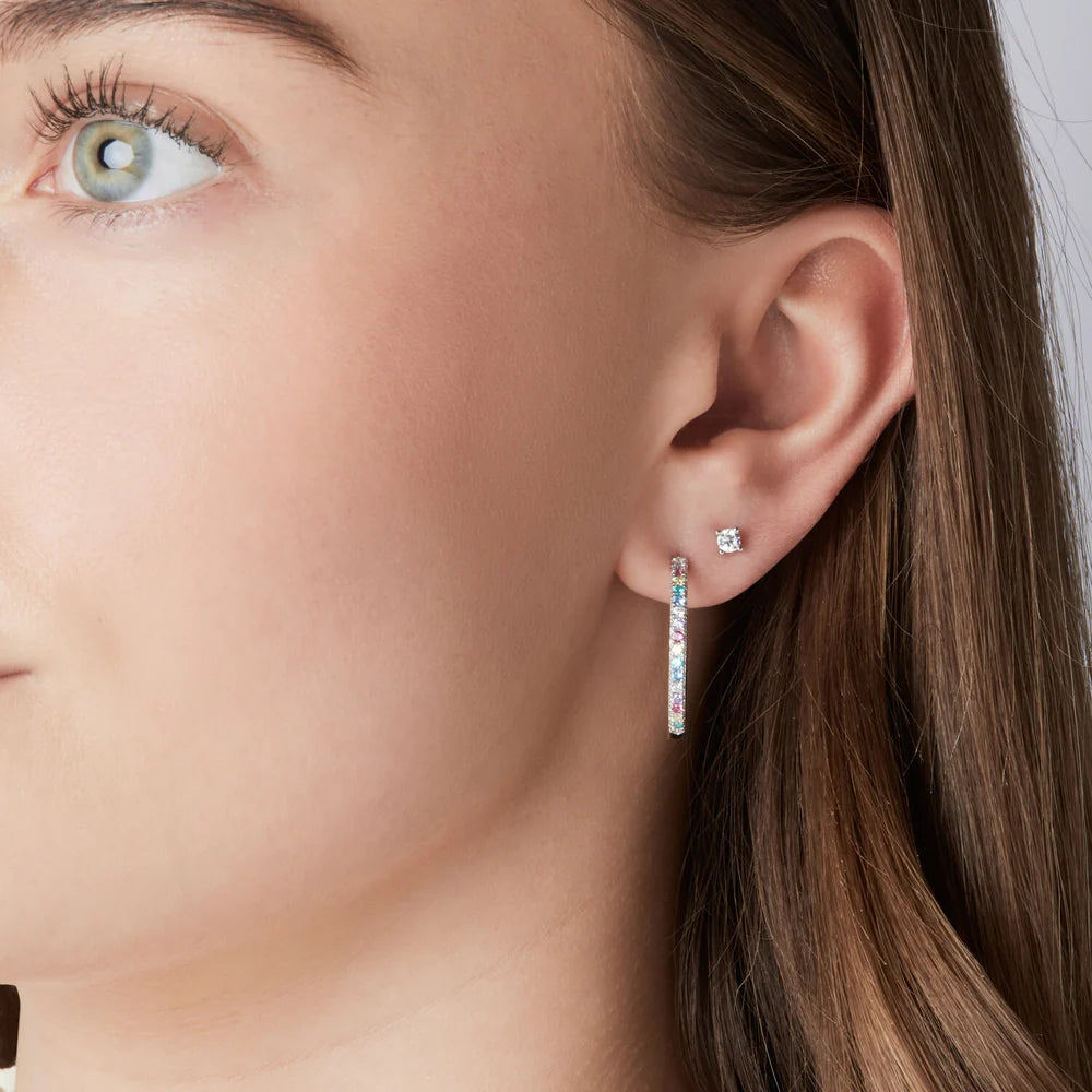 Sif Jakobs Jewellery Øreringe Princess Round 925 sterling sølv - Piccolo