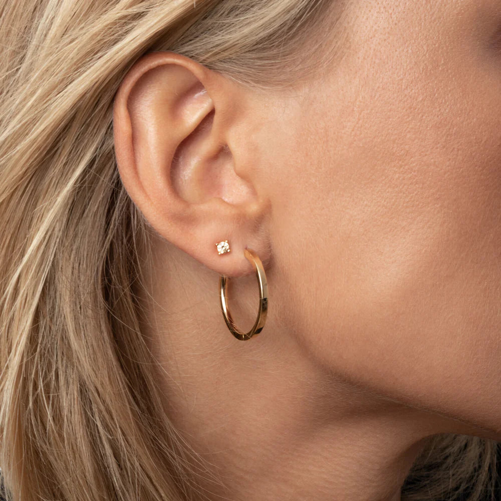 Sif Jakobs Jewellery Øreringe Princess Round 18 kt. forgyldt - Piccolo