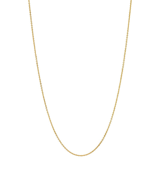 Lund CPH Rund Anker Kæde 0,35 mm forgyldt 925