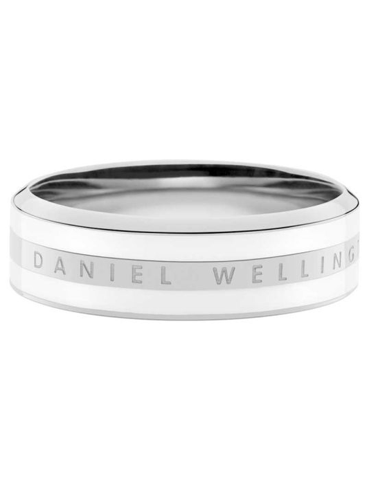 DANIEL WELLINGTON CLASSIC RING SATIN WHITE SILVER