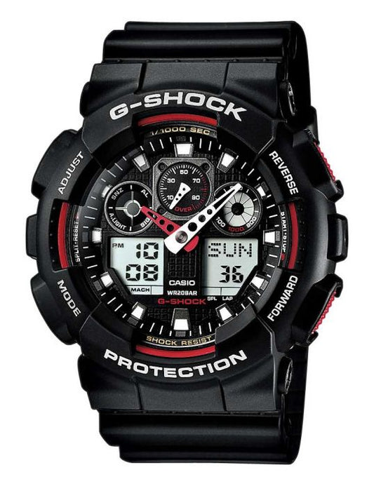 Casio G-Shock GA-100-1A1ER - Rød