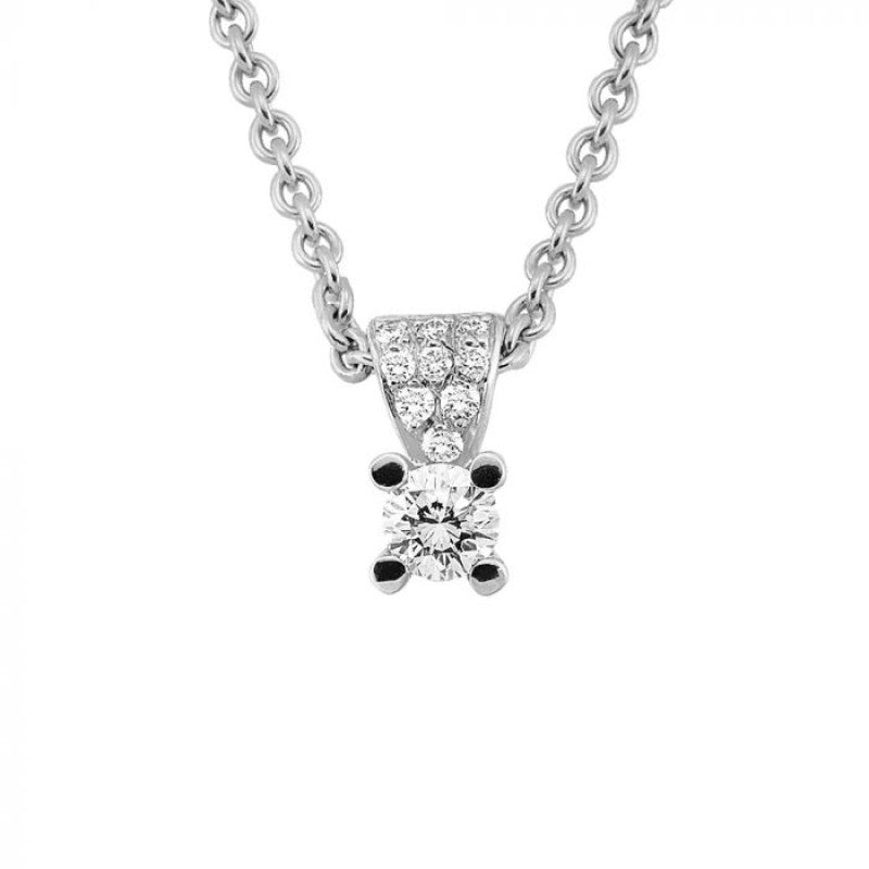 Nuran Copenhagen Vedhæng 0,10 - Hvidguld