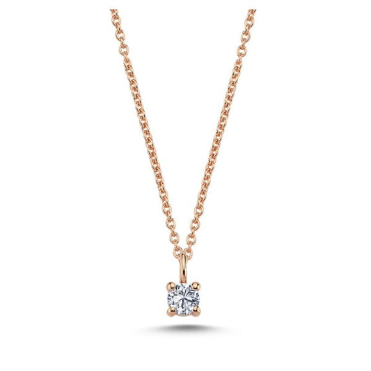 Nuran The One Vedhæng 0,18 ct - Rosaguld