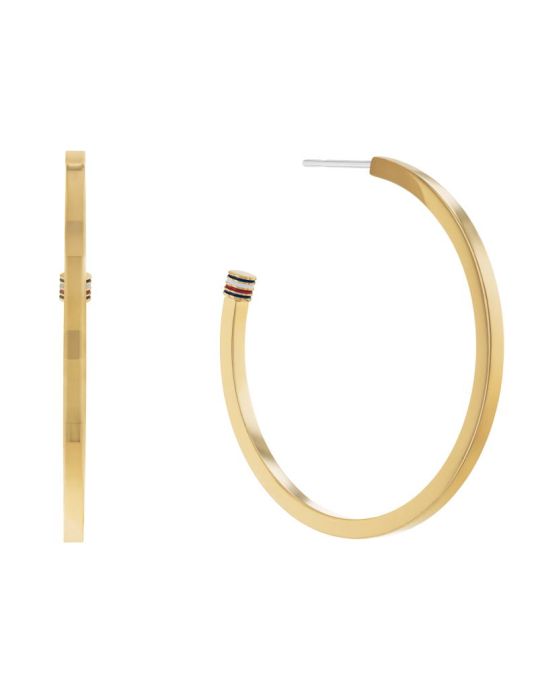 Tommy Hilfiger Sliding Chains Øreringe - Guld